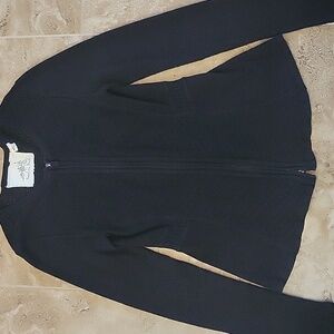 Angel Of The North Black Cardigan Sweater XS